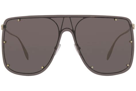 alexander mcqueen vintage rimless shield sunglasses|Alexander McQueen™ AM0313S Shield Sunglasses .